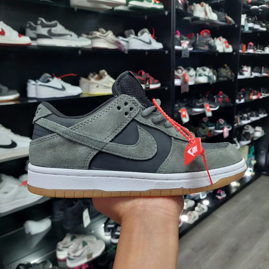 Nike SB Dunk Low Pro Grey Black Gum (G5) Talla 37.5, 38