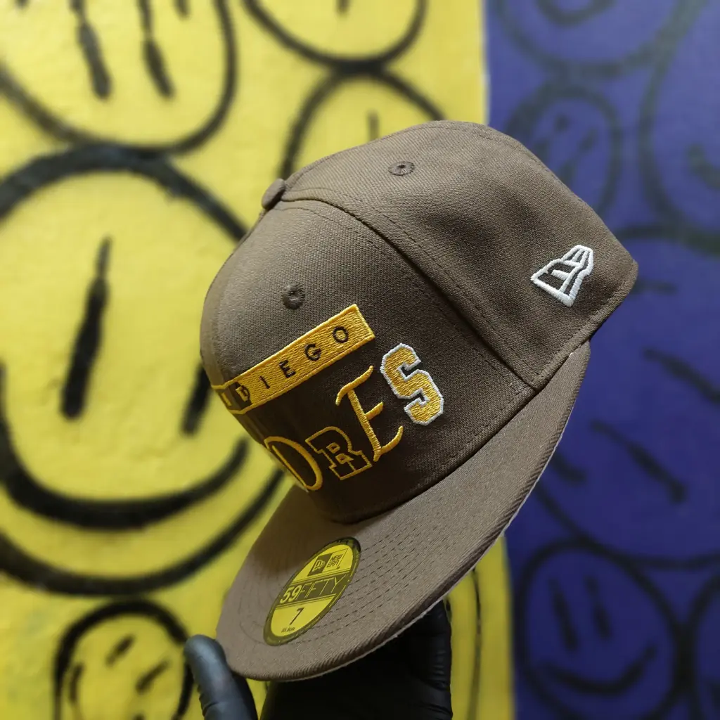 Gorra New Era San Diego padres 59fifty Café G5 Cerrada Talla 7