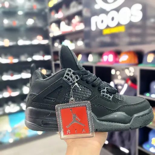 Air Jordan 4 Retro "Black Cat" (Calidad G5) Talla 37