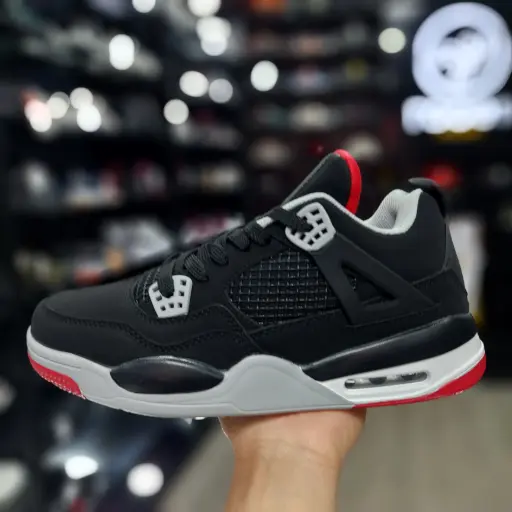 Jordan 4 "Bred" Blak/red AAA