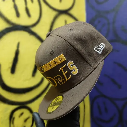 Gorra New Era San Diego padres 59fifty Café G5 Cerrada Talla 7