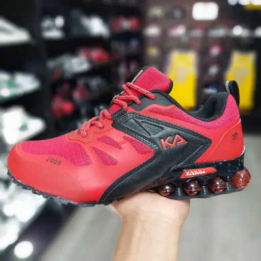 King Athletic Rojo Suela Canica Talla 38, 39, 41