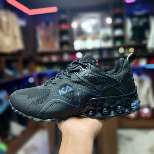 King Athletic Negro/azúl Suela Canica Talla 38, 39, 41