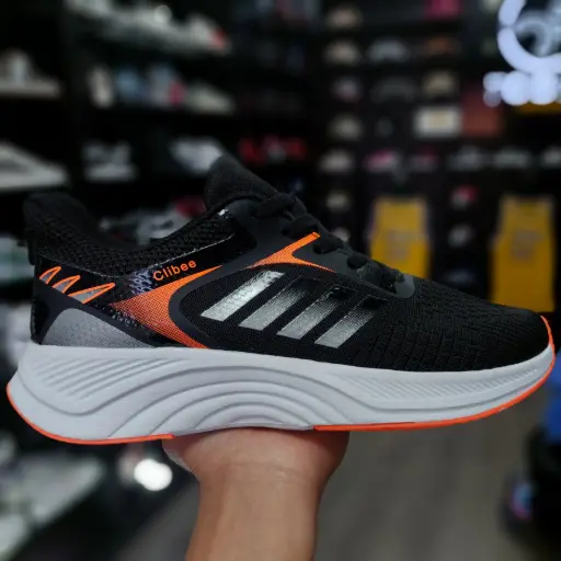 Clibee Deportivo Negro/naranja Talla 42