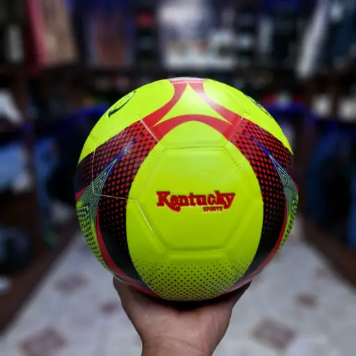 Balón de Fútbol Kentucky Sports Neon Yellow Red