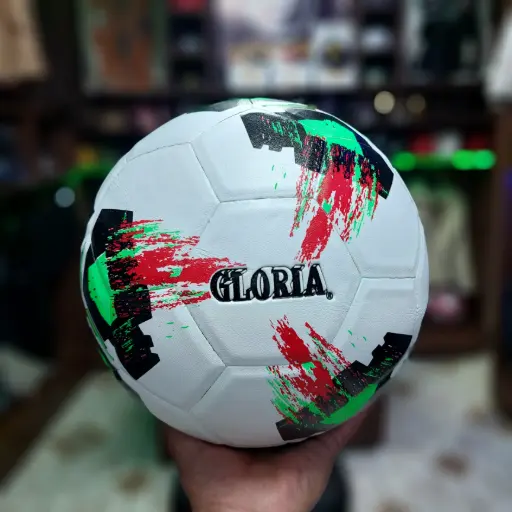 Balón de Fútbol Gloria White Red Green No.5