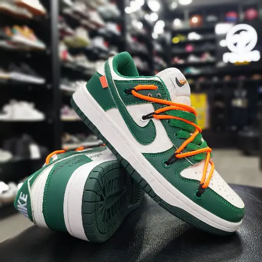 Nike SB Dunk Low Off White "Pine Green"