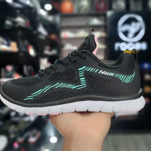 I-Run Negro/rosa/verde Suela Chamions